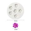 Heat Resistant Pink Flower Fondant Molds Silicone DIY Chocolate Decoration Moulds Flower Shape baking mold Resin