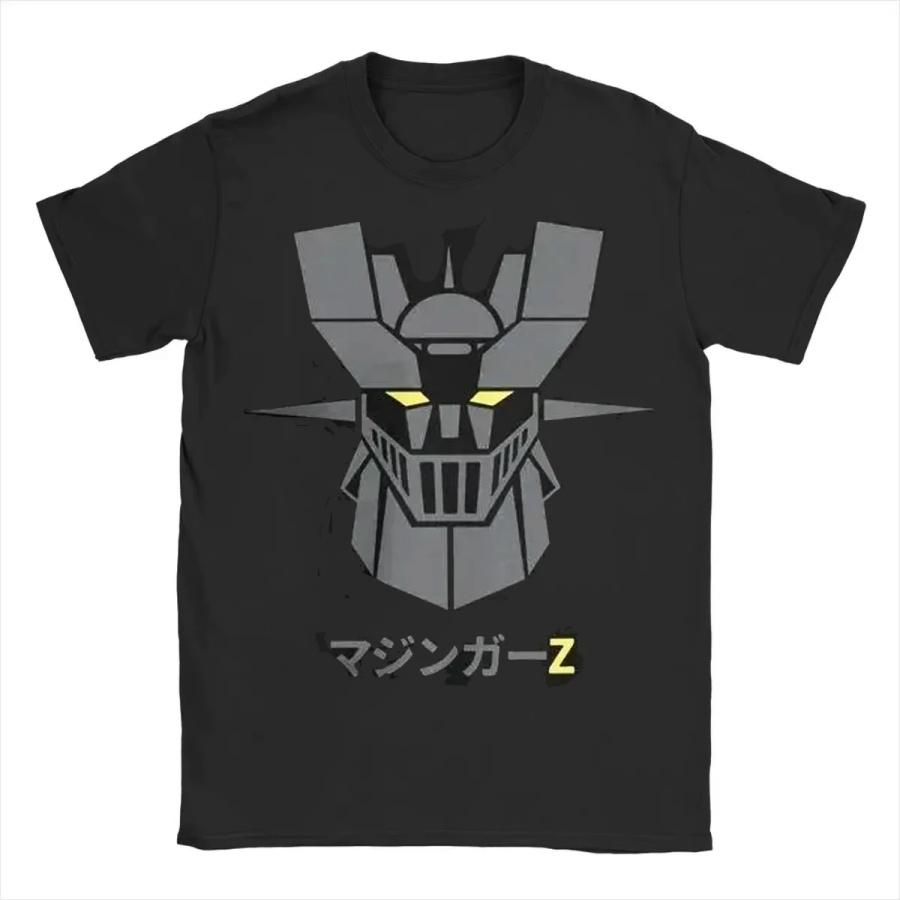 Men Women T Shirts Anime Video Game Robot Mazinger Z Print Tee Short Sleeve 100% Cotton Oversize T-shirt Retro Harajuku Tops
