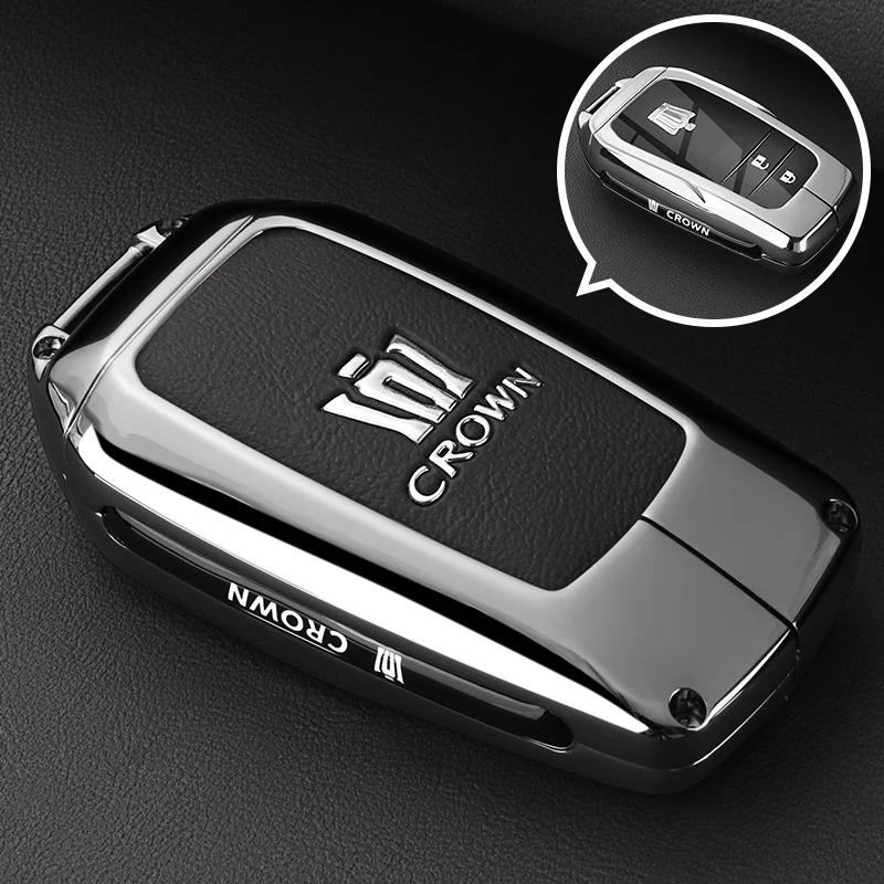 ANW1 2024 Toyota Crown Land Cruiser Key Set 14th Generation Special Product 13 Luxury Edition Automotive Parts 12 Buckle Case for Men