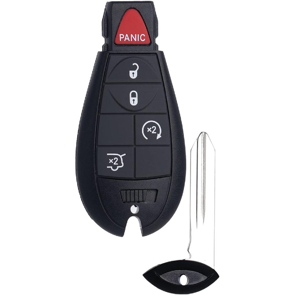 Remote Key Fob FOBIK Replacement Fits for Jeep Grand Cherokee 2008 2009 2010 2011 2012 2013 Commander 2008-2010 IYZ-C01C Keyless Entry Remote Start