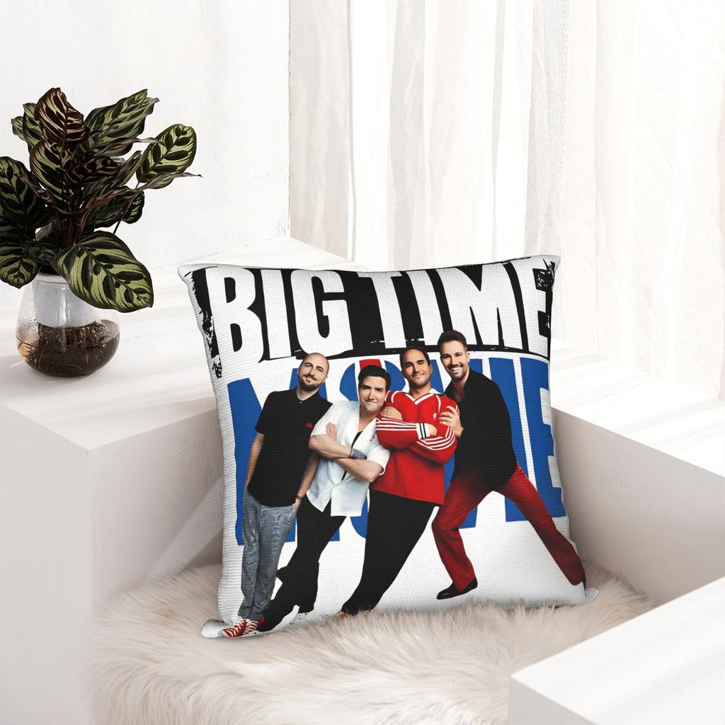 Big Time Rush Band In Real Life Weltweite Tour Kissenbezüge Bedruckte Kissenhülle Dekorative Kissenhülle Zuhause Mehrere Größen