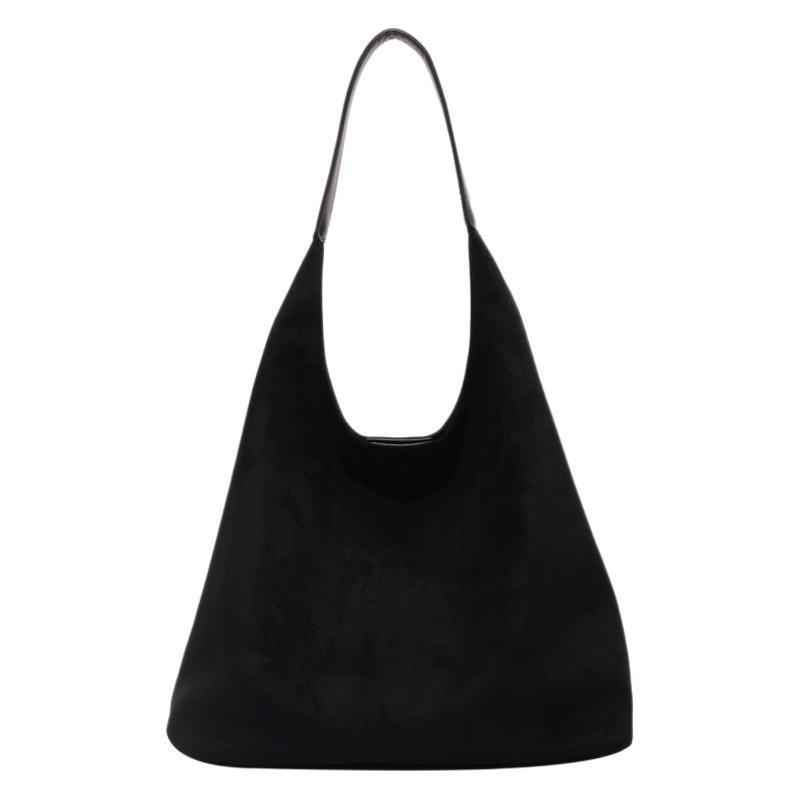 Commuter child and mother tote bag new simple suede shoulder underarm bag women's large-capacity versatile women's bag