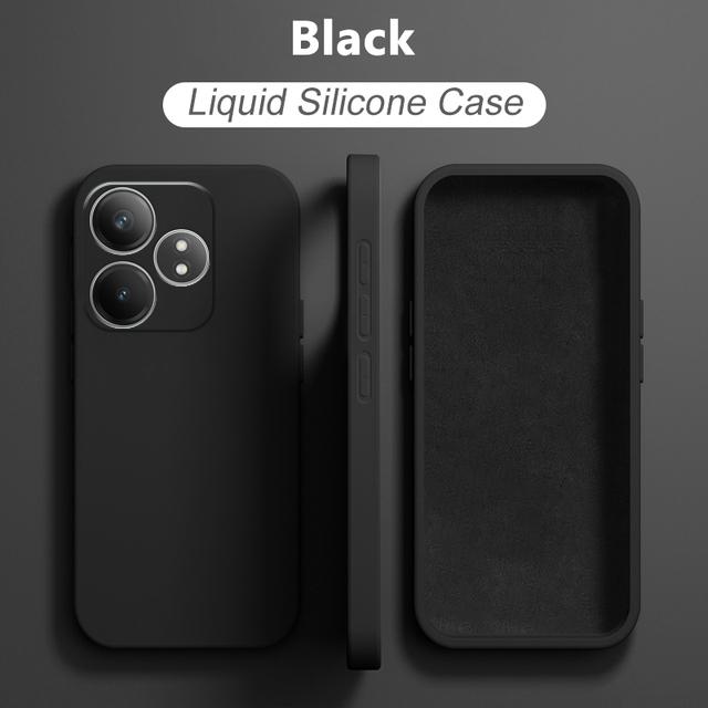 Liquid Silicone Case For Realme GT NEO 6 NEO6 SE GT6 GT6T 6T Liquid Silicone Case Global Version Full Body Camera Protect Case Cover Silicon