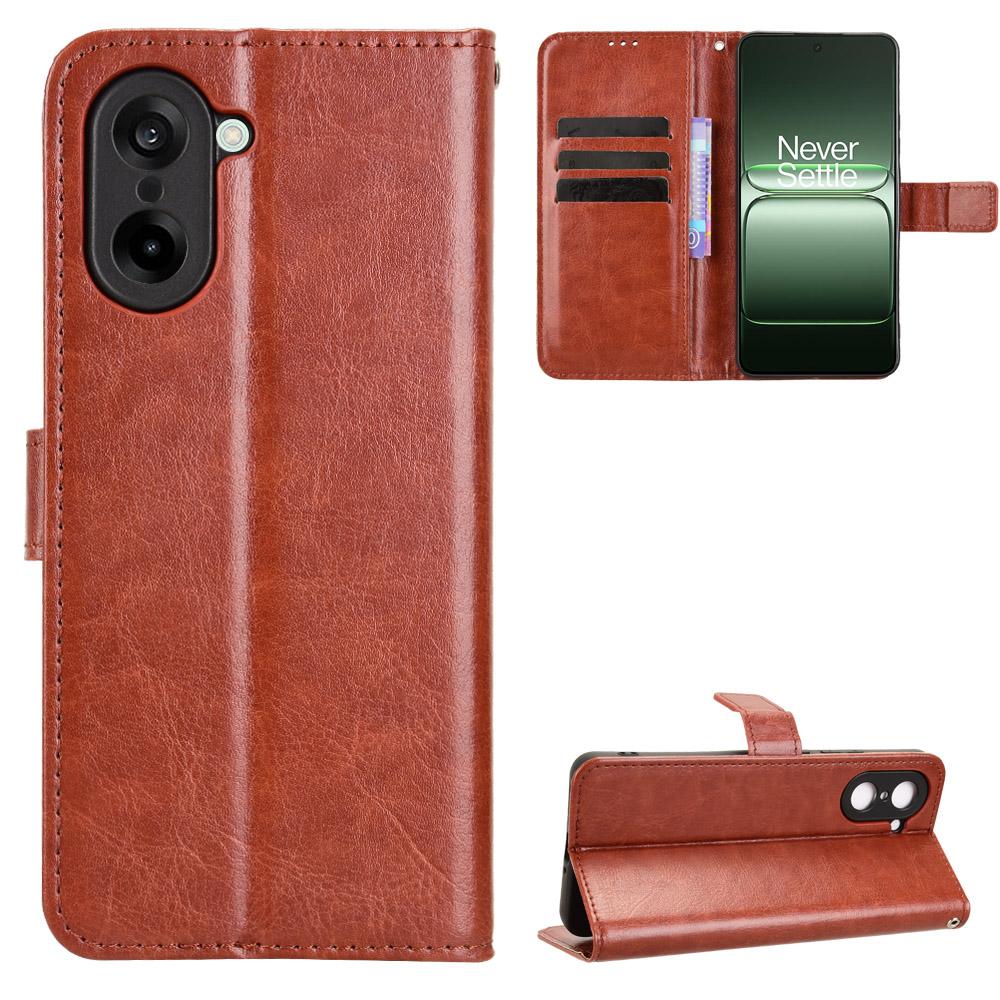 Flip Cover für OnePlus Ace 5 Racing Lederhülle [Flip Vintage Leder] Brieftasche Stoßfest Langlebig Retro Handyhülle