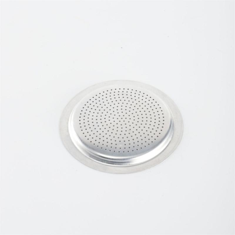 Filter Screen Silicone Gasket and Metal Filter Set Coffee Makers Mocha Pot Replacenent Accessories Easy to Install