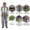 Costume anti-moustique d'extérieur, veste anti-insectes en maille à capuche, pour pêche, chasse, Camping, veste anti-insectes