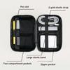 Multi-Function Pouch Cable Organizer Pouch PU Electronic Gadget Bag  Tablet Hard Disk