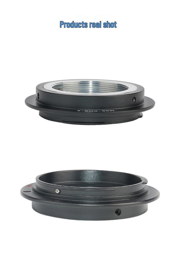 M39 to EOS R Lens Adapter Ring for Leica M39 Lenses to Canon EOS R, RP, R5, R6 Cameras