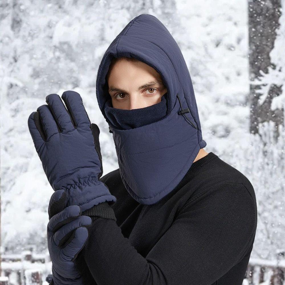 Keep Warm Plush Pullover Hat Breathable Face Guard Neck Warmer New Winter Warm Hat Winter Weather