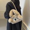 Plush Bag Women's New Autumn and Winter Versatile Messenger Bag Cartoon Cute Fluffy Tote Bag