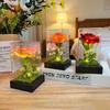 Acrylic Simulated Rose 1Pcs Glowing Flower Gift for Romantic Occasions