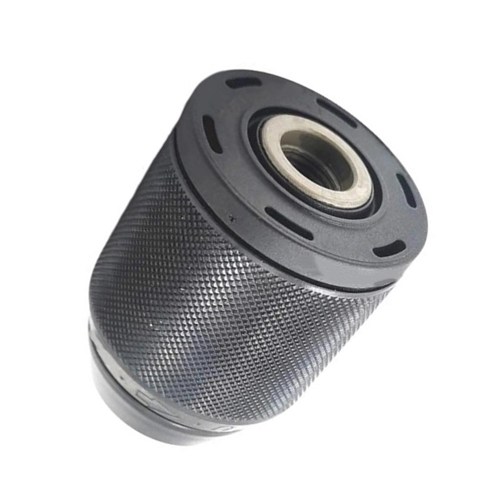 Workshop Drilling Black Keyless Drill Chuck Self Tightening Versatile Clamping Range Enhanced Knurled Grip For Drill Bits