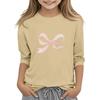 Children's 3/4 Sleeve O-neck  Daily Casual  Printed Top