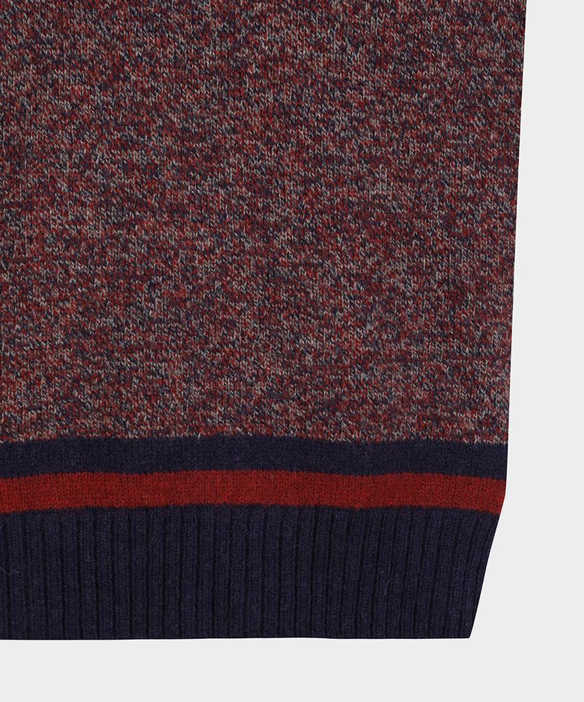 BROOKS BROTHERS Tweed Pattern Tennis Sweater (Multi) (Bbwnmm38807Ew)