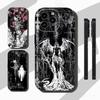Gothic Cyber Sigil Cross iPhone Case For 16,15,14,13,12,11 Pro,Max,Plus,X,XS,XR,SE,Mini Back Protector Cover