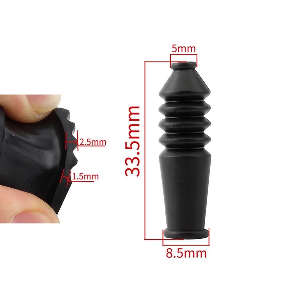 Mountain Bike Brake Cable Protector Brake Cable Tail Cap Cycling Brake Blocks Bike Brake Pads