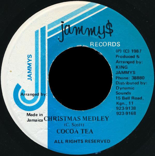 

7inch Record COCOA TEA Christmas Medley NONE Jammys Records 1990 Jamaica Reggae Ska Dub Used