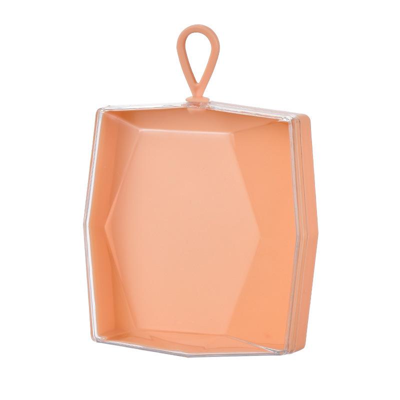 

1/5 PCS Plastic Box Case Without Powder Sponge For Puff Transparent Sponge Puff Portable Travel Cosmetic Bags Cosmetics Storage помаранчевий