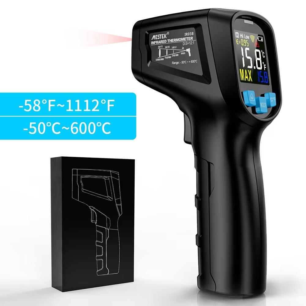 -50 to 400 Degree  Digital Infrared Thermometer Laser Temperature Meter Non-contact Pyrometer Hygrometer IR Thermometer