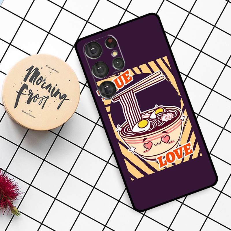 

Чехол для любителей рамена для Samsung Galaxy S21 S22 S23 S24 S25 Ultra S9 S10 S25 Plus S25 FE S20 FE Galaxy S25 FE