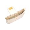 Bally Chain Underarm Bag Leather Shoulder Bag Women bags Beige 6239075-WHITE