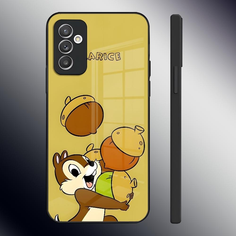 C-Chip 'n' Dale Phone Case For Samsung S24 Ultra S23 S22 S20 Fe S21 Plus A54 A34 A24 A53 A13 A16 Glass Back Cover
