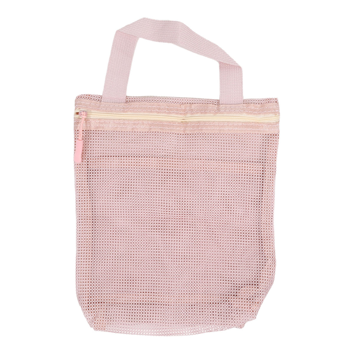 

Portable Travel Handbags Mesh Makeup Toiletry Storage Bags Hanging Cosmetic Organizer Pouch Washing Body Shower Tools Organizer one size вишневый розовый