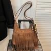 Modetrend Retro Fransen Tasche Damen Herbst Neu Lässige Schulter Schräg Unterarmtasche