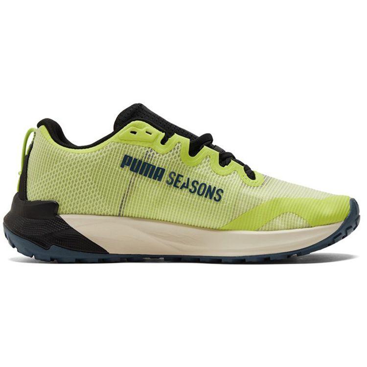 Puma Men's Fluorescent Green Fast‑Trac Nitro Low Top Training Running Shoes 377044-05