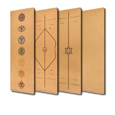 183X68X0.5cm Doğal Mantar TPE Yoga matı Fitness Spor Paspasları Pilates Egzersiz kaymaz Yoga matı Pozisyon Vücut Hattı