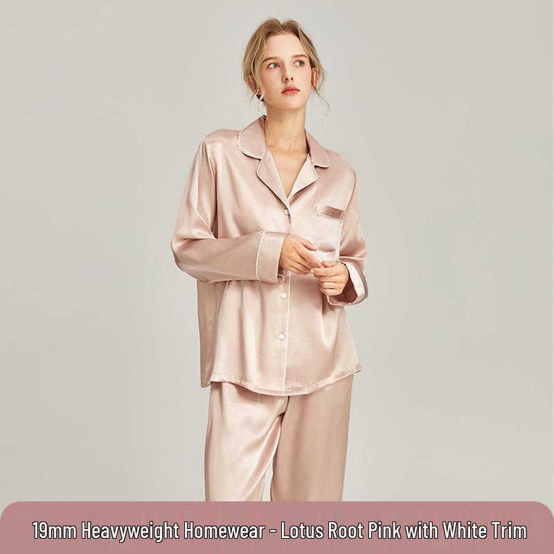 

Пижама из шелка тутового шелкопряда Shanmuer 19 момми - Парный стиль XL