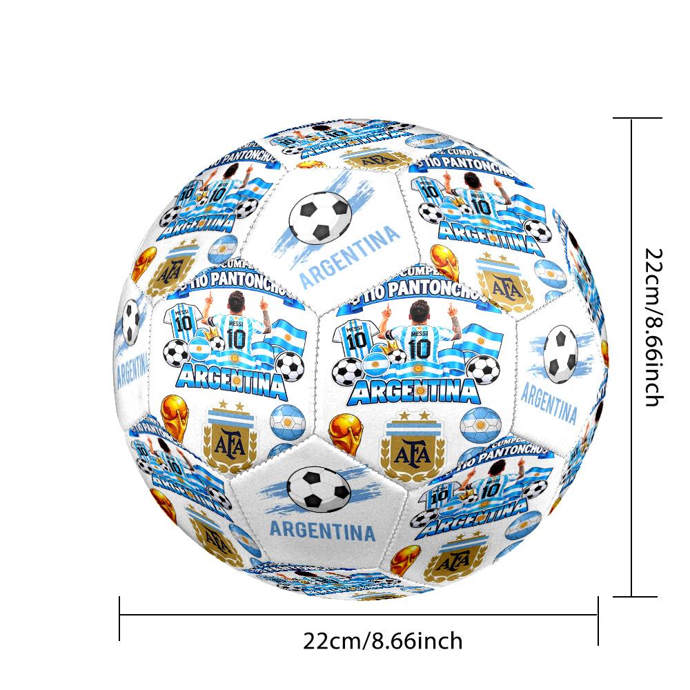Messi 10 Number Soccer Star Action Size 5 Soccer Football Machinestitched Indooroutdoor Training And Matches Soccer Accessory