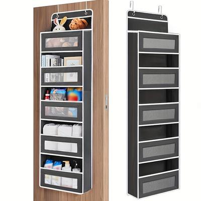 5/4/2-stufiger Hänge-Aufbewahrungsorganizer - Hinter der Tür, Kippsicher, 5 Taschen mit großem Fassungsvermögen, Geeignet für Schlafzimmer, Badezimmer