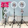Floor-standing Outdoor Multifunctional Phone Stand with Tripod and Fill Light