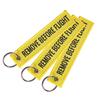 1 Piece Remove Before Flight Woven Key Ring Luggage Tag Label Red Chain Keychain For Aviation Gifts Keychain Fashion Jewelry