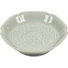 Guanlan Embossed Banana Moon Ceramic High-Footed Tea & Snack Plate – Retro Design