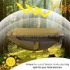 3-in-1 Outdoor Double Hammock with Anti-Rollover, Quick-Open Swing, Mosquito Net & Sunshade for Camping