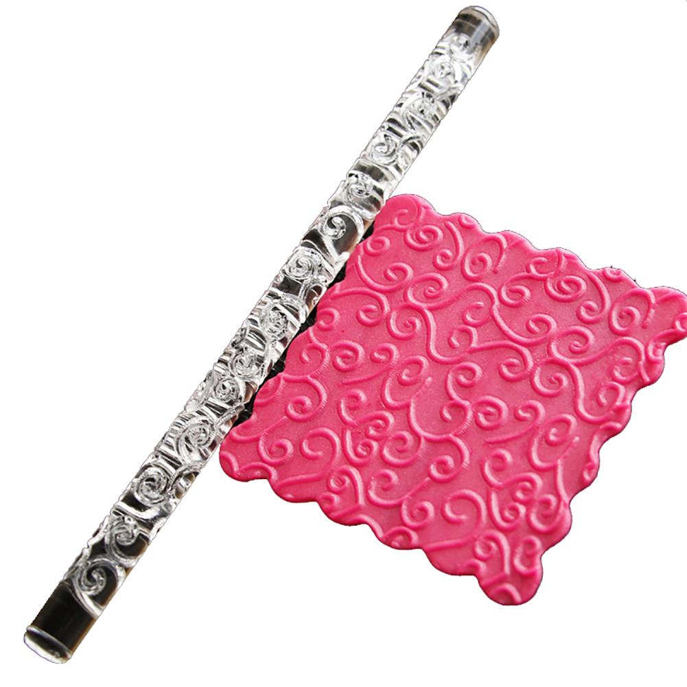 High Quality Acrylic Rolling Pin Pastry Rolling Pin Fondant Plasticine Roller DIY Cake 28#