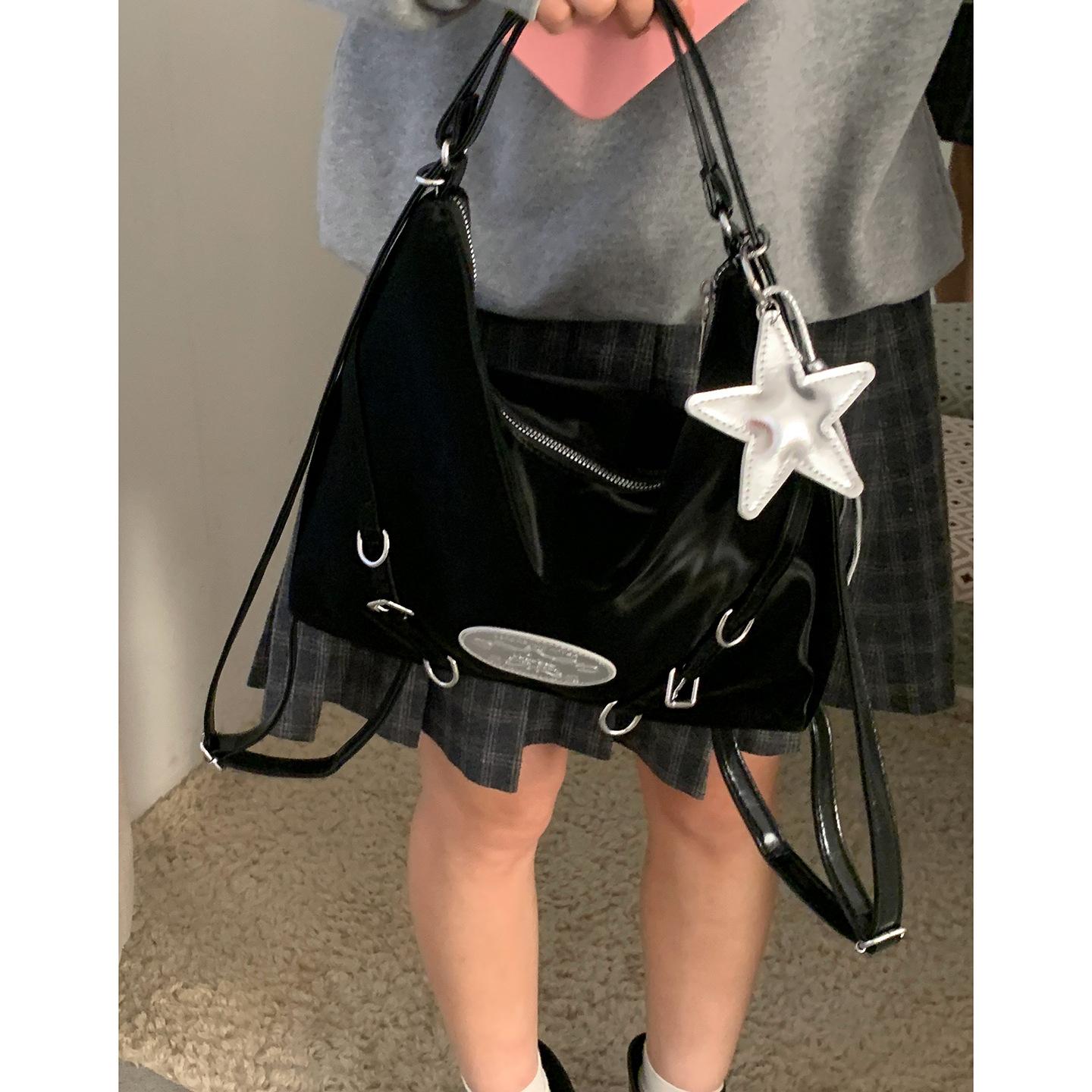 

Retro Large Capacity Armpit Bag Women s Commuter Bag 2025 New Multifunctional One-Shoulder Bi-Shoulder Tote Bag