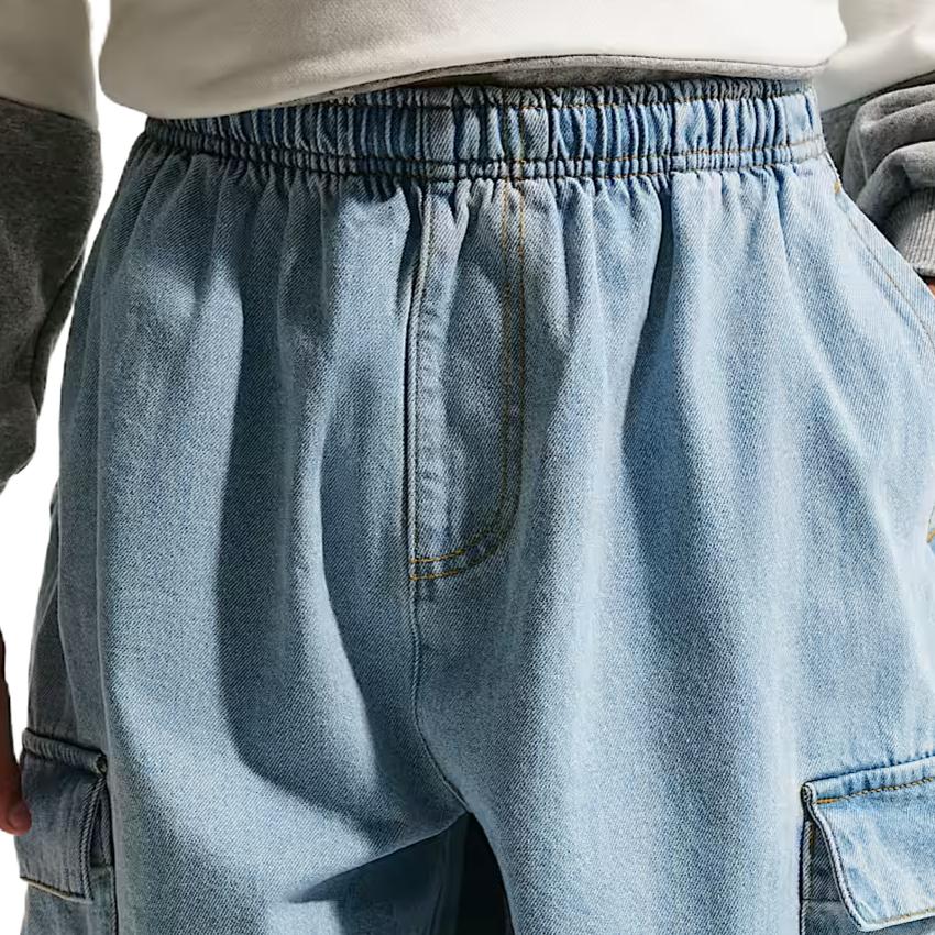 Nike Denim Pants Sportswear Collection Loose Cargo Kids Kids Bottoms IO0197-440