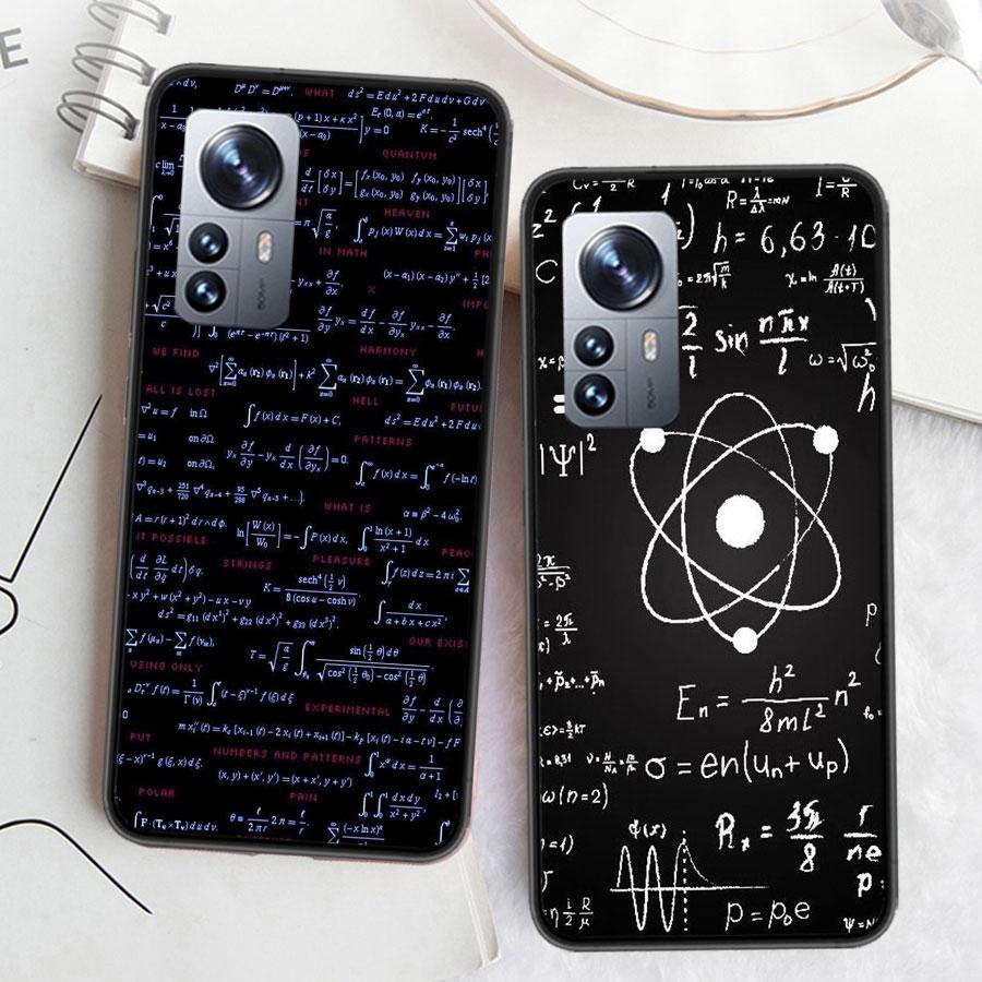 Physics Chemical Mathematics Phone Case For Xiaomi Poco X7 X6 X5 X4 X3 GT NFC M4 M5 Pro 5G M3 Mi F6 F5 F4 F3 F2 F1 Capa Coque TP