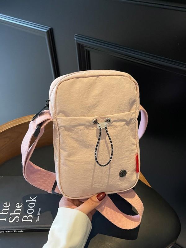 Mini Crossbody Bag For Women With Nylon Material And Zipper Closure For Daily Use