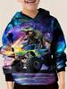 Boys' Hoodies Dinosaur 3d Print Autumn Long Sleeve Tops Pullover Baby Boy Clothes Sweatshirt Outdoor Causal Children's Clothing