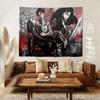 Funny Cat Emoji Bohemian Style Tapestry Funny Cat Tapestry IndoorSuitable Dormitories Tapestry Aesthetic Wall Hanging Decor Art