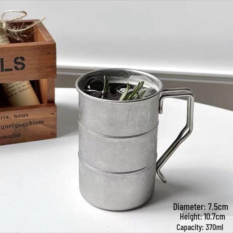304 Stainless Steel Retro Industrial Mug