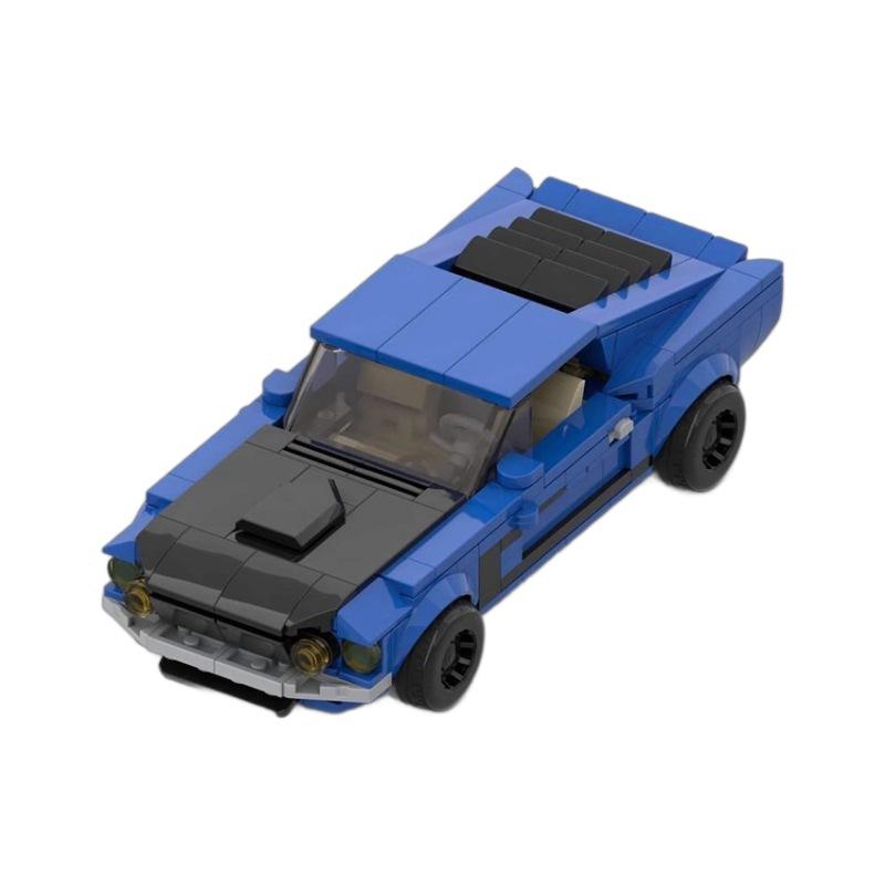 MOC-96038 Futama Boss 302 Racing Speed8 Grid Car Building Block Assembly Set