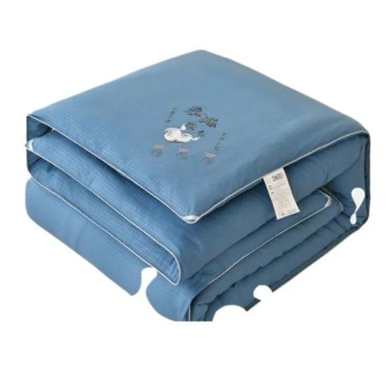 New Embossed Silk Quilt Soft and Comfortable Air Conditioner Cool Breathable Summer Quilt Silk Pupa Protein Quilt