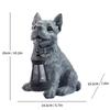 JYL TS/060,Creative Resin Simulation Golden Retriever Statue Solar Light for Garden Corridor Home Decor Lamp