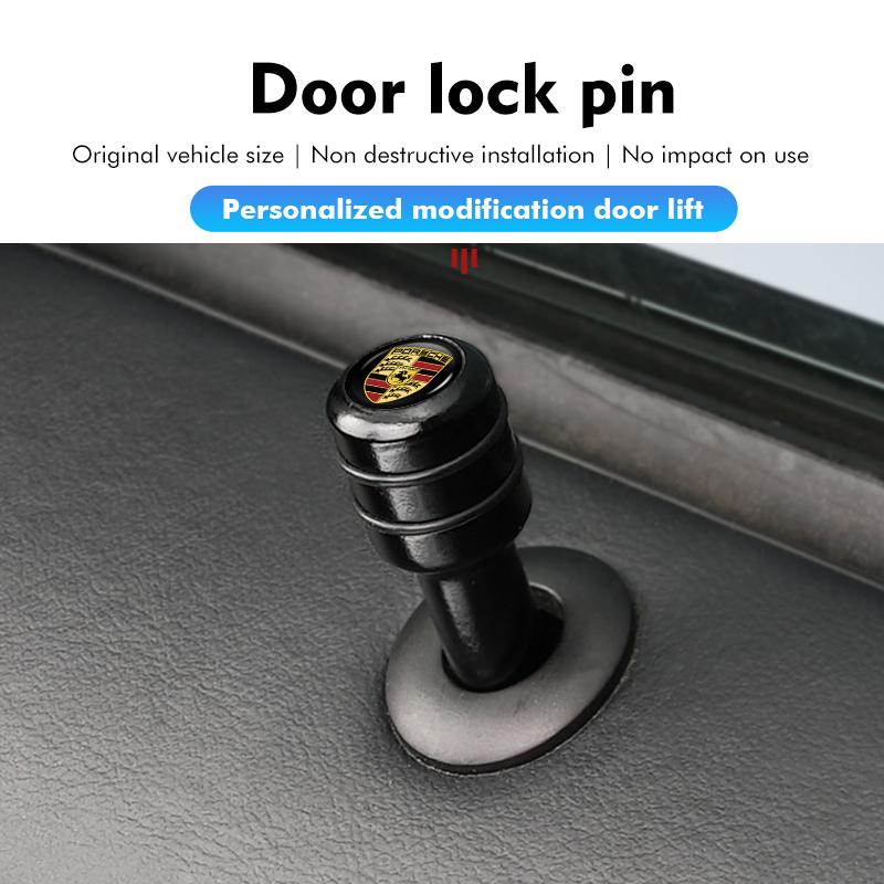 Per Porsche Blocco Porta Auto Manopola Tirante Sicurezza Accessori Assicurazione Panamera 911 Carrera-GT 918-Spyder 997 991 968 Cayman