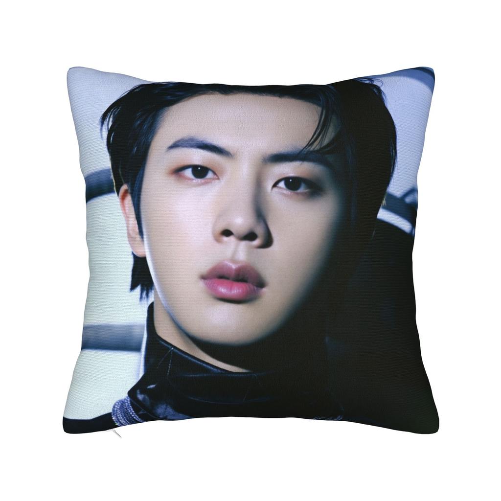 Korean Kpop Style Jinjinjin Cool Boy Pillow Case Retro Trendy Pillow Cover Comfy Pillowcases For Living Room Chair